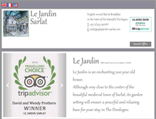Tablet Screenshot of lejardin-sarlat.com